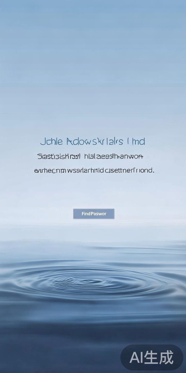 重置密码
对于忘记密码的用户，应选择“找回密码”